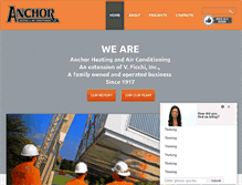 Tablet Screenshot of anchorheating.com